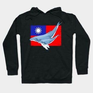 Humpback Whale Flag of Taiwan Hoodie